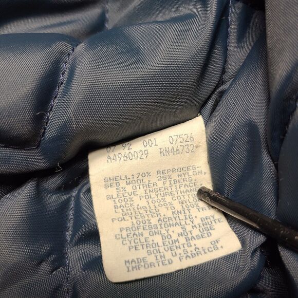 Vintage Chalk Line Michigan Wolverines Wool Varsity Letterman Jacket Size 2XL - Picture 7 of 11